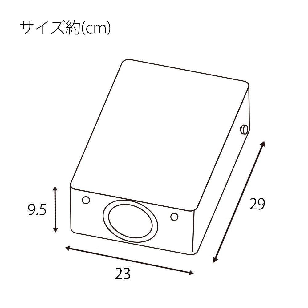 GECKO トラベルカホン C-68B ハンディサイズ【木製：バーチウッド】どこでも演奏可能なストラップ付（9.5×23×29cm）専用ケース付