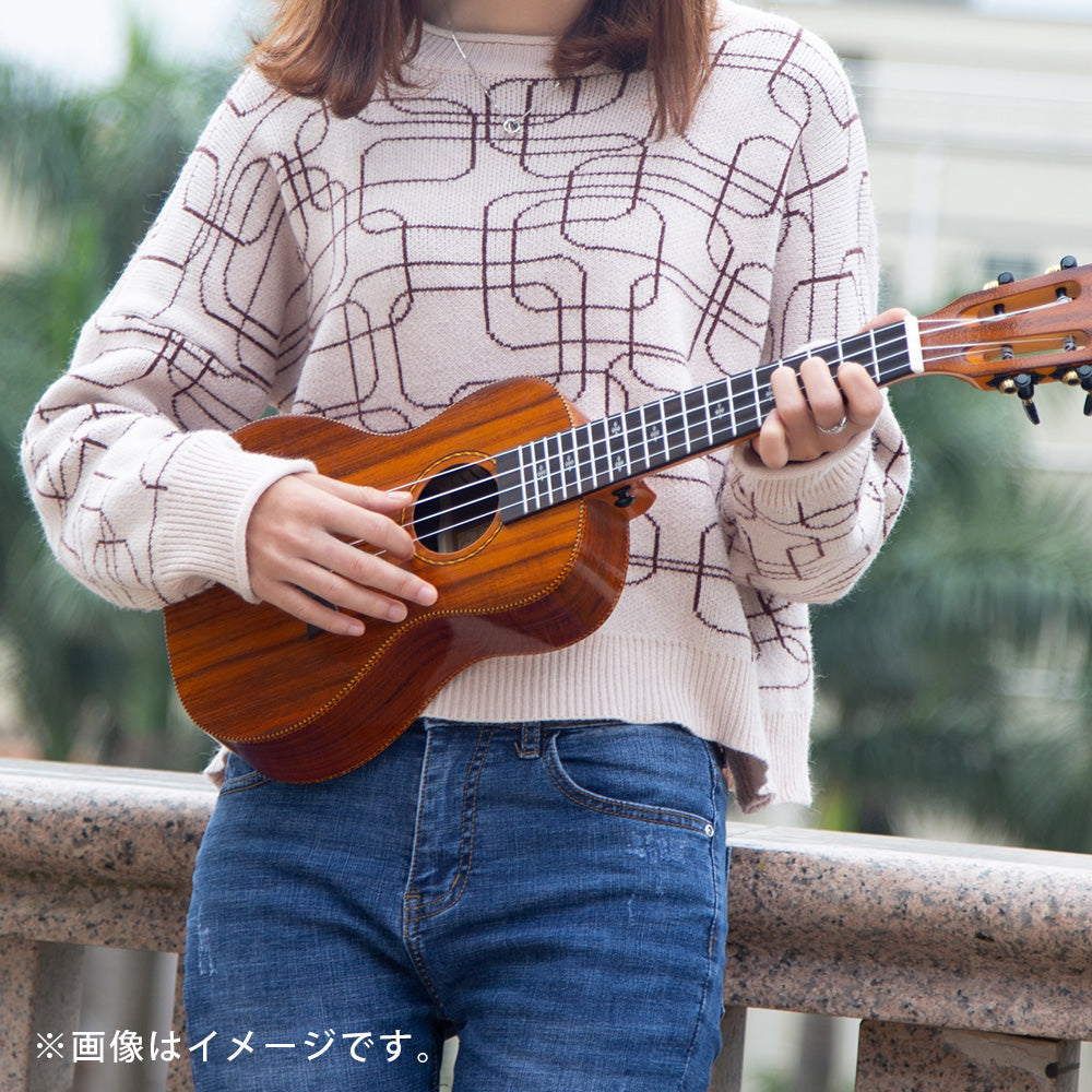 GECKO コンサートウクレレ GU9-KOA 23インチ【初心者13点セット】ハワイアンコア採用モデル 国内保証書・カポ・スタンド付